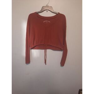 Aeropostale Aero Seriously Soft S Long Sleeve Crop Top